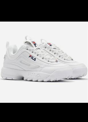 Розпродаж кросівки fila disruptor ii white