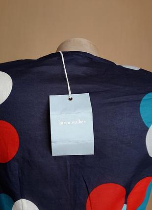 Потрясающее платье хлопок karen walker сша