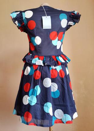 Потрясающее платье хлопок karen walker сша