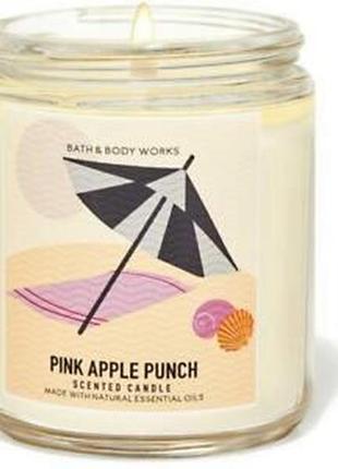 Ароматична свічка bath & body works pink apple punch