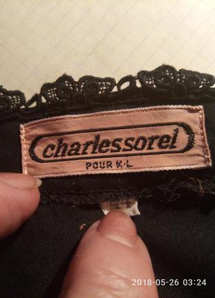 Charles sorel. дуже нарядна сорочка з красивим коміром і фігурними манжетами5 фото