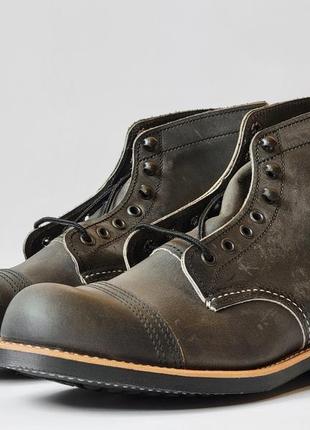 Черевики red wing iron ranger charcoal