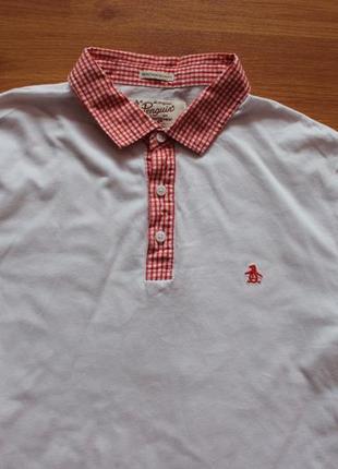 Поло\футболка original penguin heritage slim fit polo2 фото