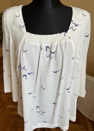 Красивая летняя блуза jonles, 16 uk