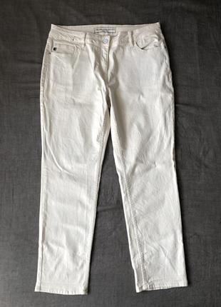 Мягкие стрейчевые джинсы слоновая кость. l-xl1 фото