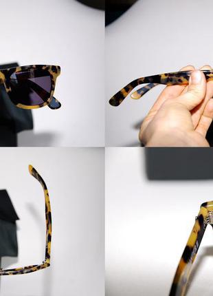 Новые солнцезащитные очки унисекс роговая оправа reason clothing - commander ii sunglasess2 фото