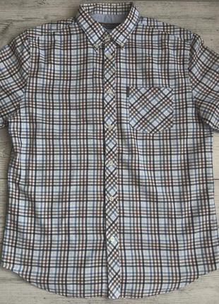 Сорочка\рубашка ben sherman short sleeve checked shirt