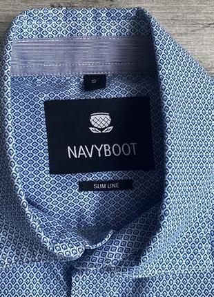 Сорочка\рубашка navyboot printed slim line shirt3 фото