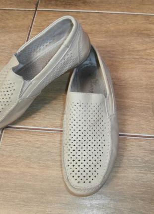 Кожанные итальянские туфли