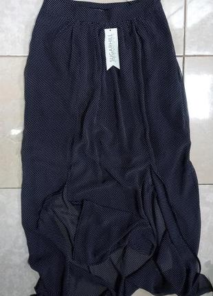 Распродажа! легкая юбка макси в горох 38 р. sugarhill boutique5 фото