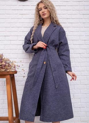 Пальто женскоеsl-115r4171-модні тренди цвет джинс