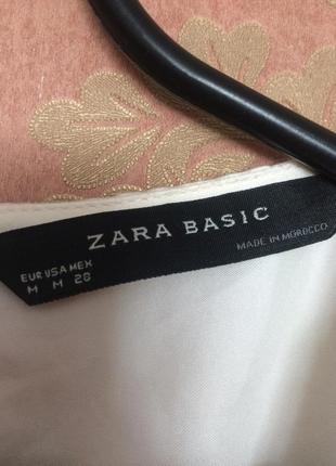 Фирменная блуза zara basic2 фото