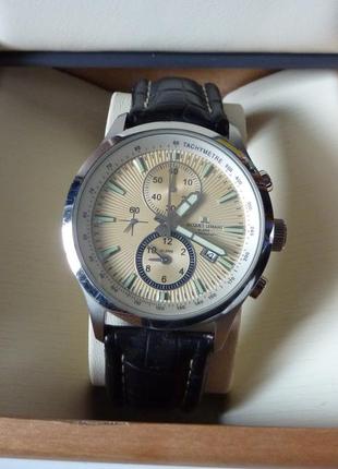 Мужские наручные часы кварцевый хронограф jacques lemans 1-1245b оригинал3 фото