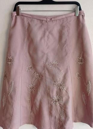 Лляна спідниця 4