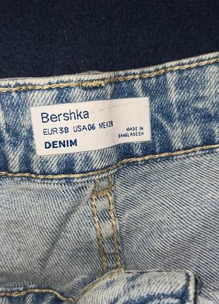 Джинсовые шорты bershka 38 размер 3