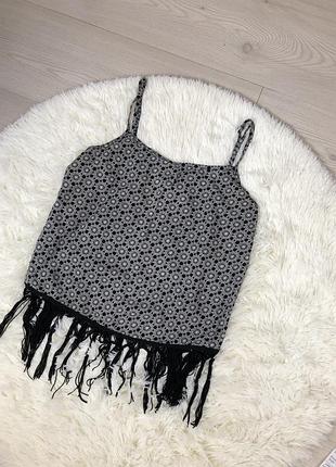 Майка , топ с бахромой