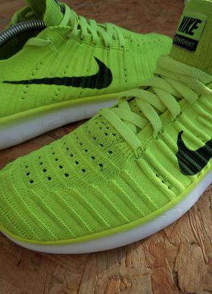 Кроссовки nike free rn flyknit оригинал 39 размер-длина стельки-25 см