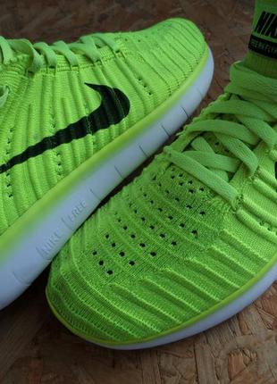 Кроссовки nike free rn flyknit оригинал 39 размер-длина стельки-25 см3 фото