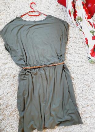 Очень комфортное лёгкое платье с карманами,  hema, p. xl -xxl8 фото