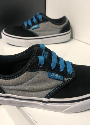 Кеды-кроссовки vans,р.28,нат.замш+текстиль,оригинал2 фото