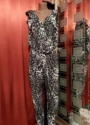 Леопардовий комбінезон/ ромпер
