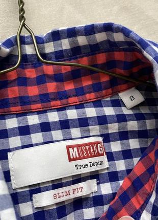 Рубашка в клетку mustang