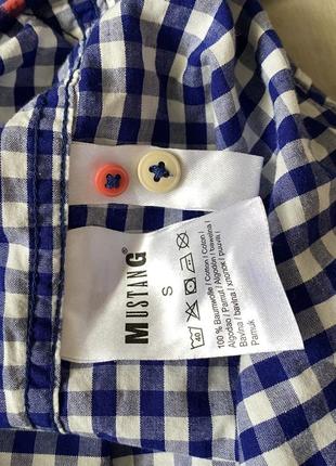 Рубашка в клетку mustang