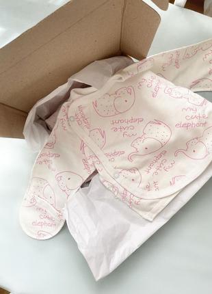 Комплект сорочечка повзунки шапочка