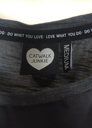 Классная комбинированная футболка от  catwalk junkie4 фото