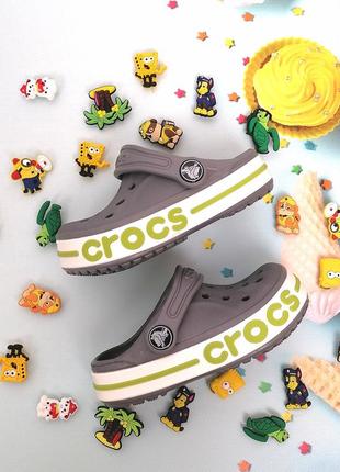 Детсие крокси сабо kids' Traditional clog сірі