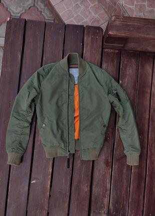 Женский лётный бомбер alpha industries ma1 tt wmn куртка ветровка bomber jacket германия5 фото