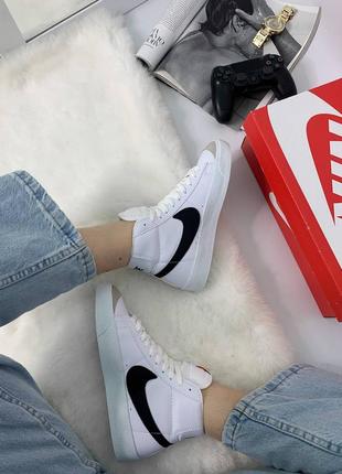 Кроссовки nike blazer mid vintage 77 white3 фото