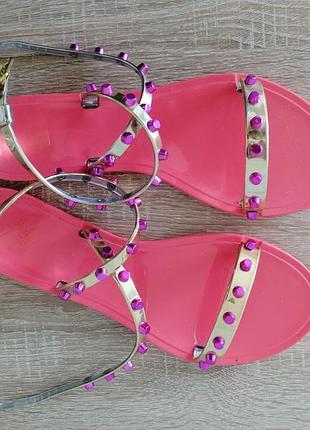 Босоножки colors of california 40 коралл силикон мыльницы