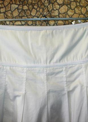 Белая юбка с прошвой   "madona"   l   германия2 фото