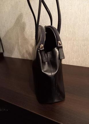 Классическая кожаная сумка3 фото