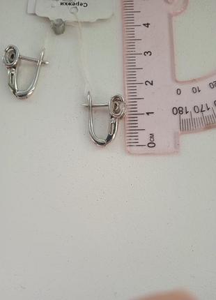Серьги серебро 5