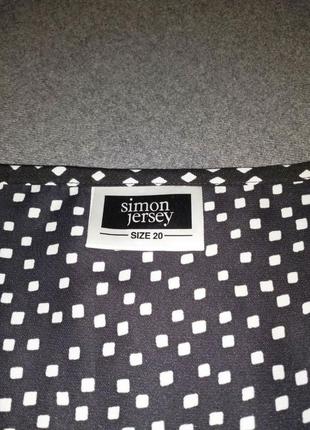 Блуза от simon jersey, 2xl-3xl5 фото