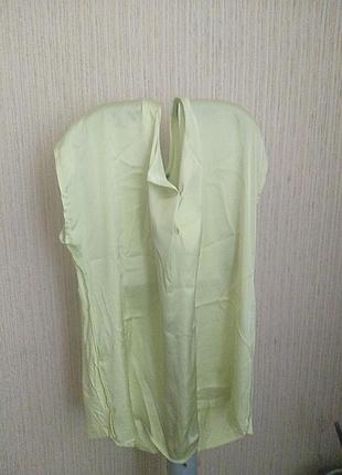 Яркая лимонная блузка р.44-48
