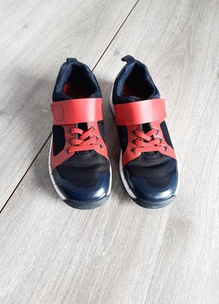 Кросівки на липучках т. сині червоні,31 р2 фото