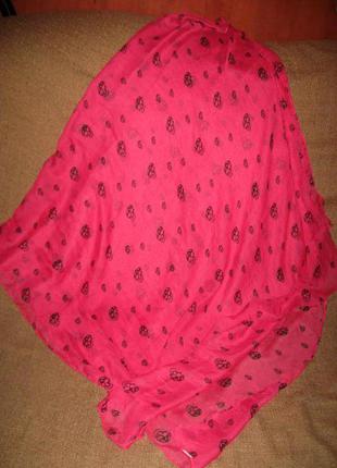 Хустка парео яскраво-рожевий