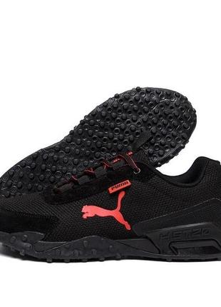 Мужские кроссовки сетка puma black4 фото