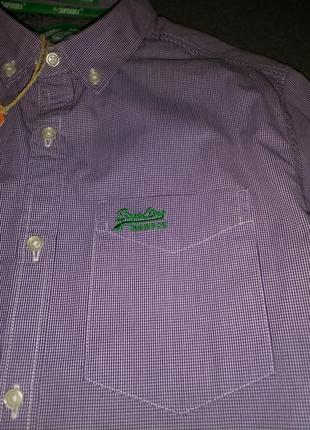 Рубашка superdry оригинал, р. s 9