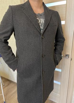 Шерстяное пальто benetton, 54 размер7 фото