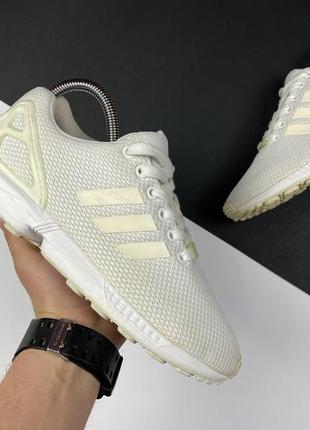 Кроссовки adidas zx flux original белые легкие