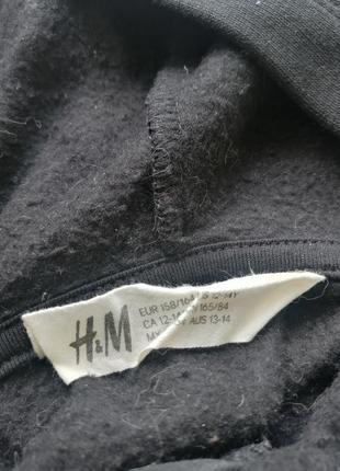 Чёрное укороченное худи h&m4 фото