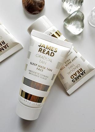 Нічна маска для обличчя з ефектом засмаги james read gradual tan sleep mask tan face 25мл