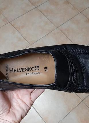 Кожаные туфли,лоферы helvesko (хелвеско)8 фото