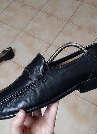 Кожаные туфли,лоферы helvesko (хелвеско)4 фото
