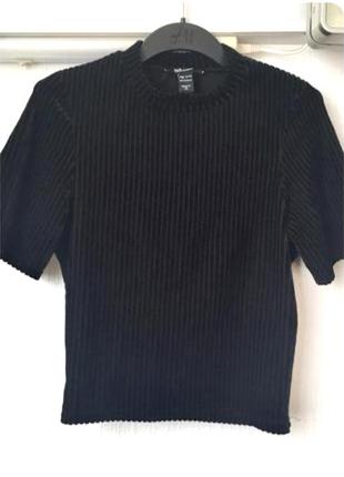 Топ бархат в рубчик 12-13 лет