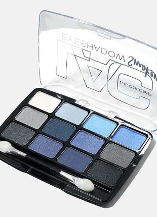 Палетка тіней для повік eyes pro series 12 кольорів l.a. colors eyes pro series 12 eyeshadow cbep424